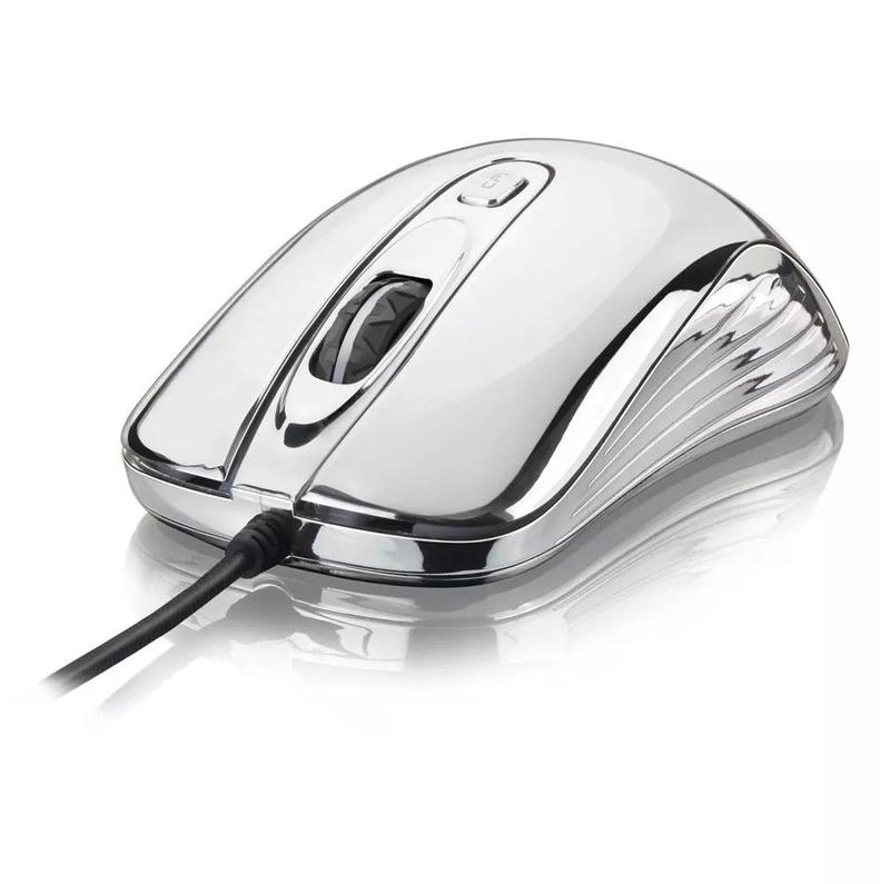 まうす Mouse Gamer Cromado 7 Cores Warrior USB 1600Dpi Multilaser